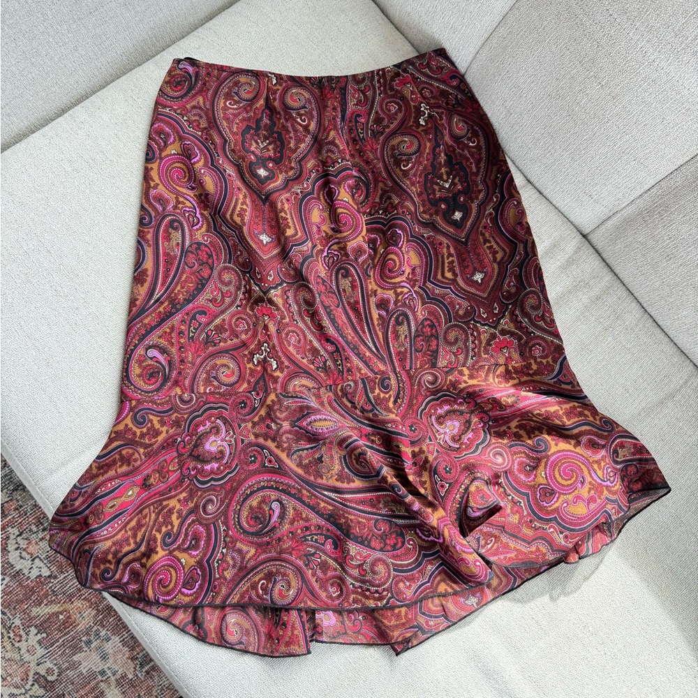 100% silk skirt